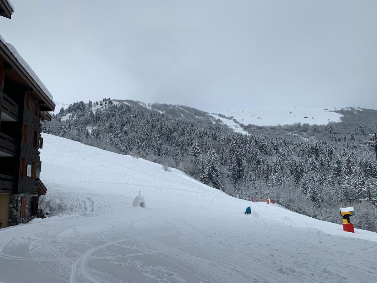 Valmorel Studio Skis Aux Pieds Екстериор снимка